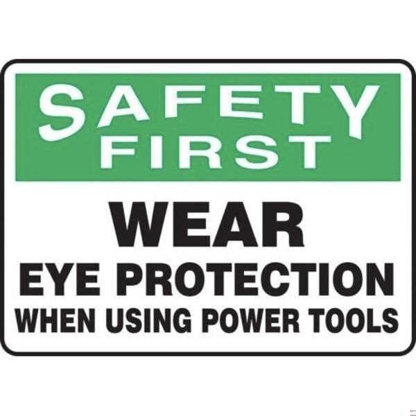 Accuform OSHA SAFETY FIRST SAFETY SIGN MPPE916XP MPPE916XP - main